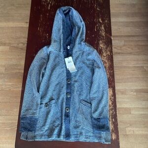 Neon Buddha Women’s Boardwalk Jacket size XS Midnight(Navy Blue/White)